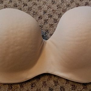 Victoria's secret nude strapless bra size 34D